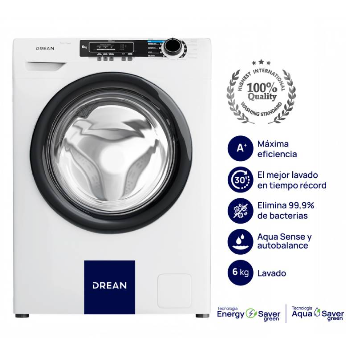 ¡¡OFERTA EXCLUSIVA!! Lavarropas Drean 6.08 ECO 800rpm Primera