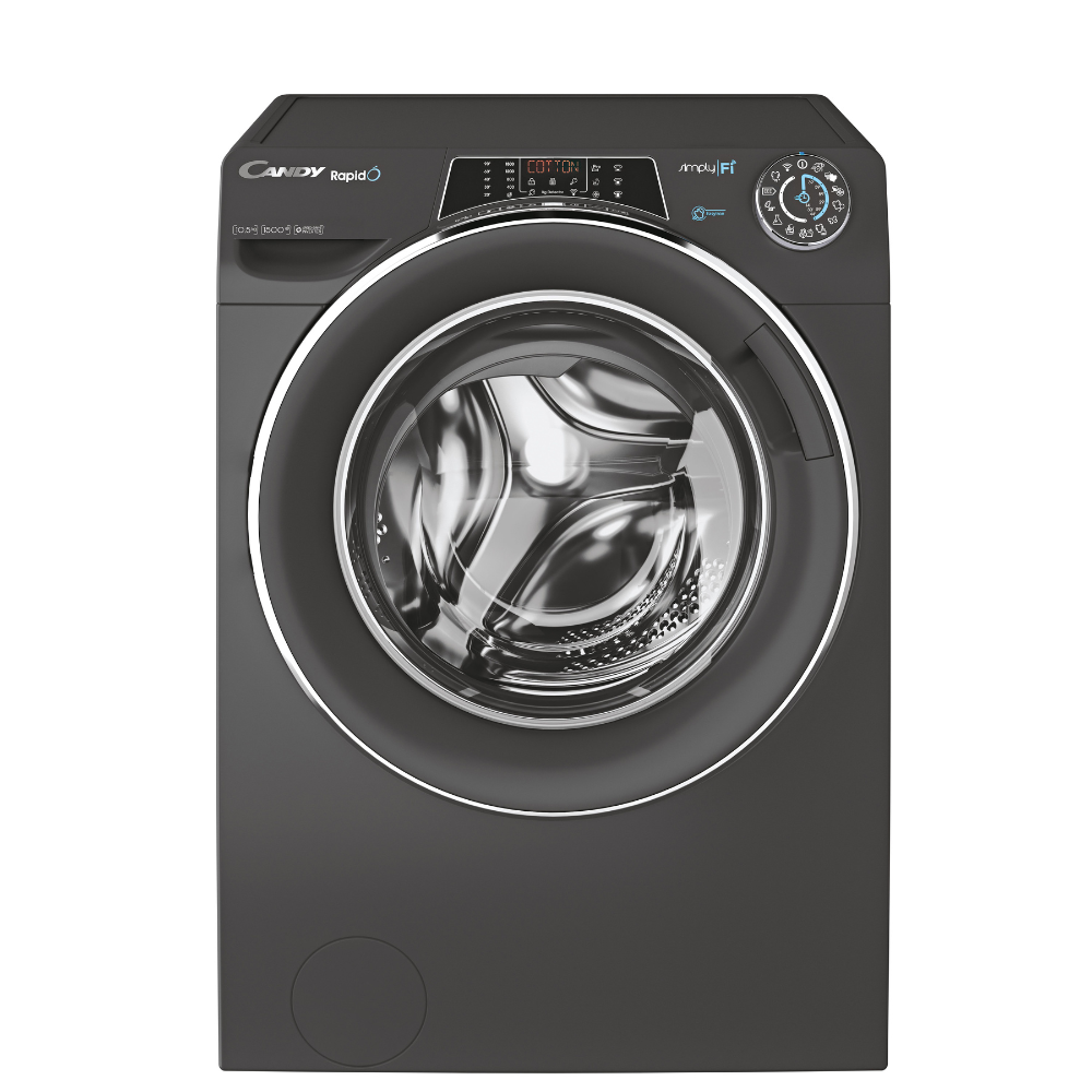 ¡OFERTA IMBATIBLE! Lavarropas automático Candy RapidÓ RO151056DWHCR-12 inverter anthracite 10.5kg 220 V