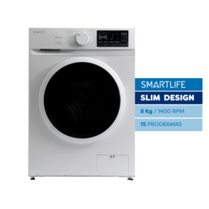 Lavarropas Automático Smartlife SL-WMI081400W Inverter 8Kg Blanco