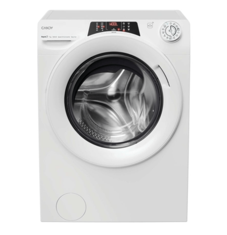 Lavarropas Candy Inverter Ro1274dwmt-1-s Carga Frontal 7kg Color Blanco