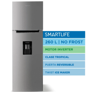 Heladera Smartlife Sl-rnf270sdinv Con Dispenser No Frost Inverter 260l