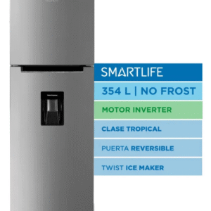 Heladera No Frost Smartlife SL-RNF370SDINV Inverter 354 Lts Inoxidable
