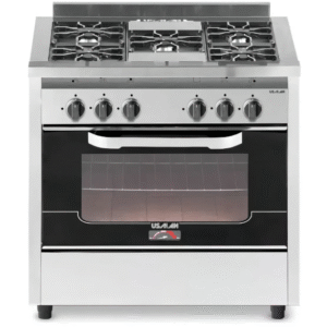 Cocina Industrial Multigas Usman Compact 800 5 Hornallas Color Acero Inox