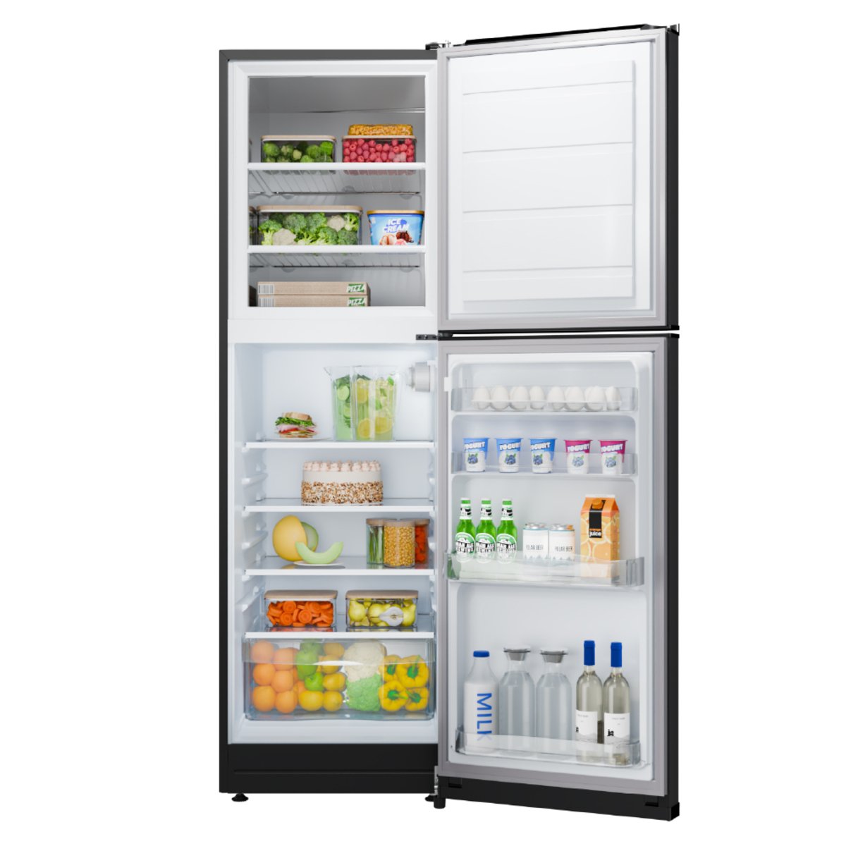 Heladera con freezer Cíclica 314 L Black Steel Drean - HDR320F50N - Imagen 2