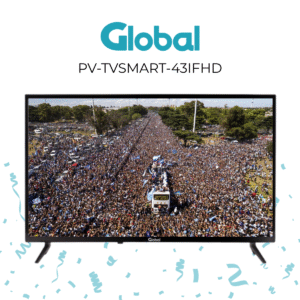 Smart tv LED 43″ GLOBAL Full HD incluye Android 14 TV