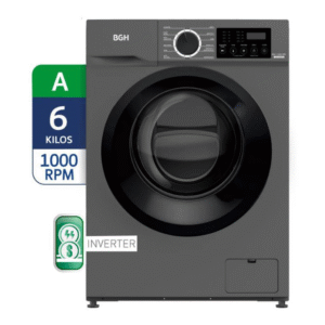Lavarropas Inverter BGH Carga Frontal 6 Kg BWFI06S24AR