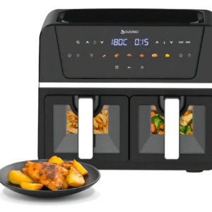 Freidora De Aire Digital Suono Digital Doble Ventana