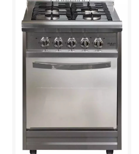 COCINA USMAN MIRROR 600 ACERO 60CM MULTIGAS