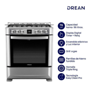 ¡Gran Barata! Cocina Multigas Drean CD7609EI 76 cm outlet