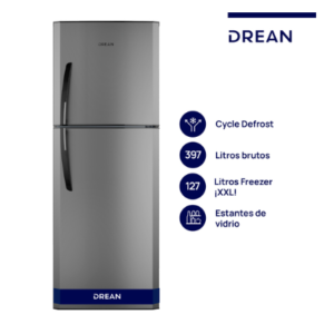 ¡Gran Barata! Heladera con freezer Cíclica 397 L Gris Drean - HDR400F30E outlet